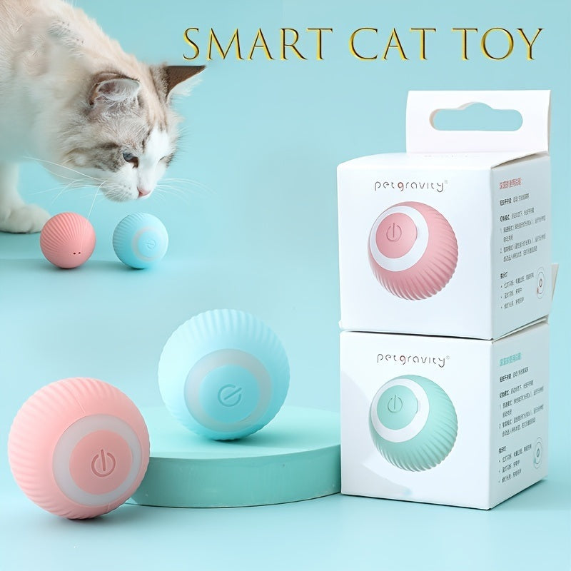 Smart Pet Toys For Dog & Cat; Automatic Rolling Ball Electric Cat Toys; Interactive Cat Ball Toys