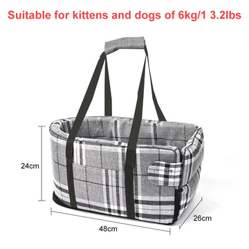 2023 Portable Car Safety Pet Seat For Small Dogs Cat Travel Central Control Cat Dog Bed Transport Dog Carrier Protector Dog Bags