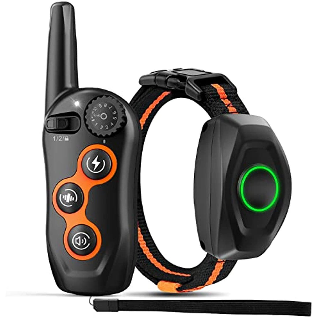 Dog Training Collar; 100% Waterproof Dog Shock Collar with Remote Range 1300ft; 3 Training Modes; Beep; Shock; Vibration; Rechargeable Electric Shock Collar for Small Medium Large Dogs