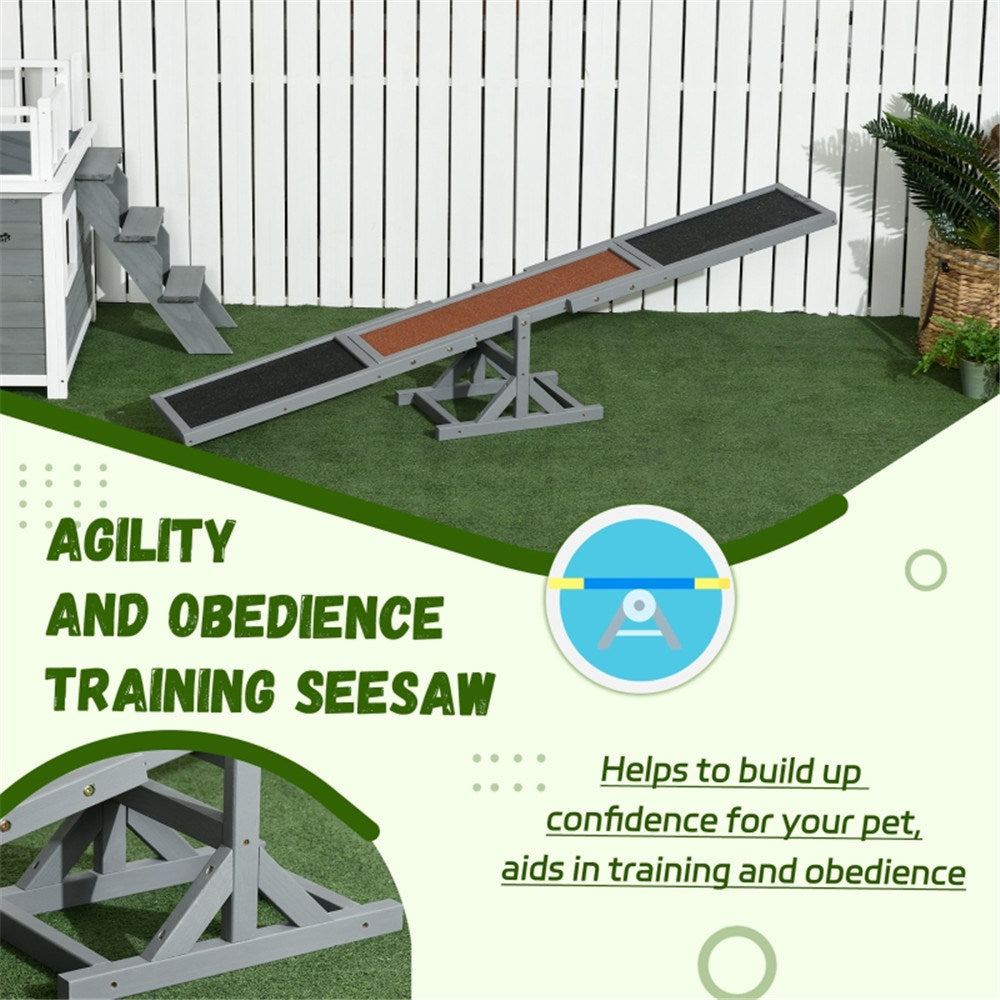 Wooden Dog Agility Seesaw (Swiship-Ship)Prohibited by WalMart